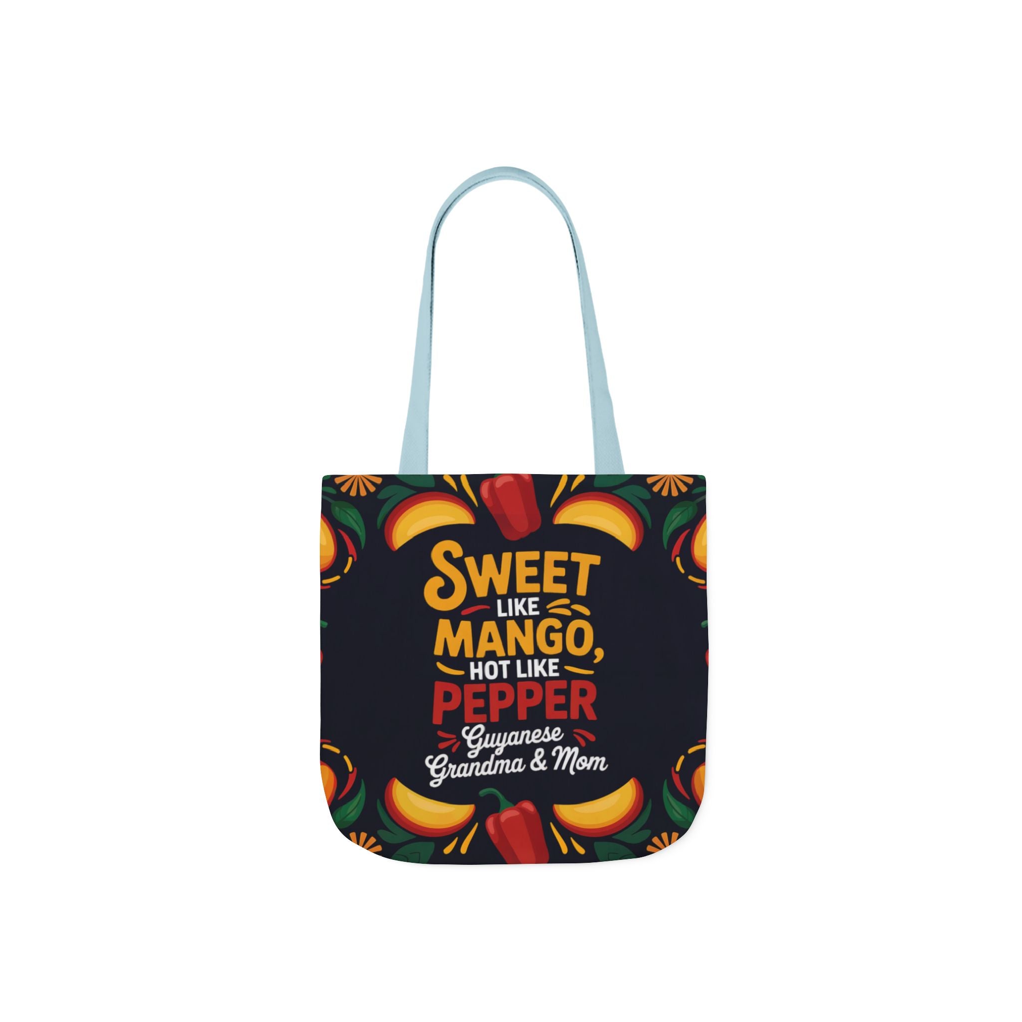 Sweet Like Mango, Hot Like Pepper Canvas Tote