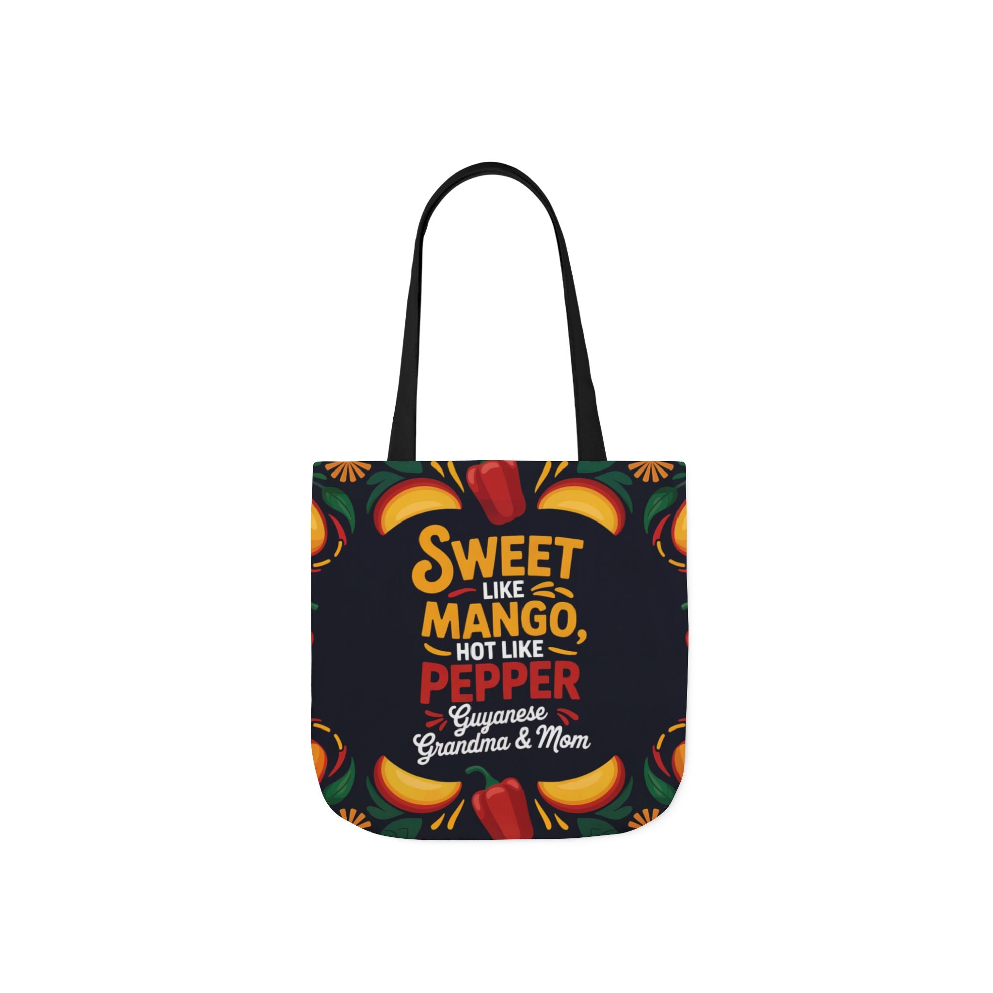 Sweet Like Mango, Hot Like Pepper Canvas Tote