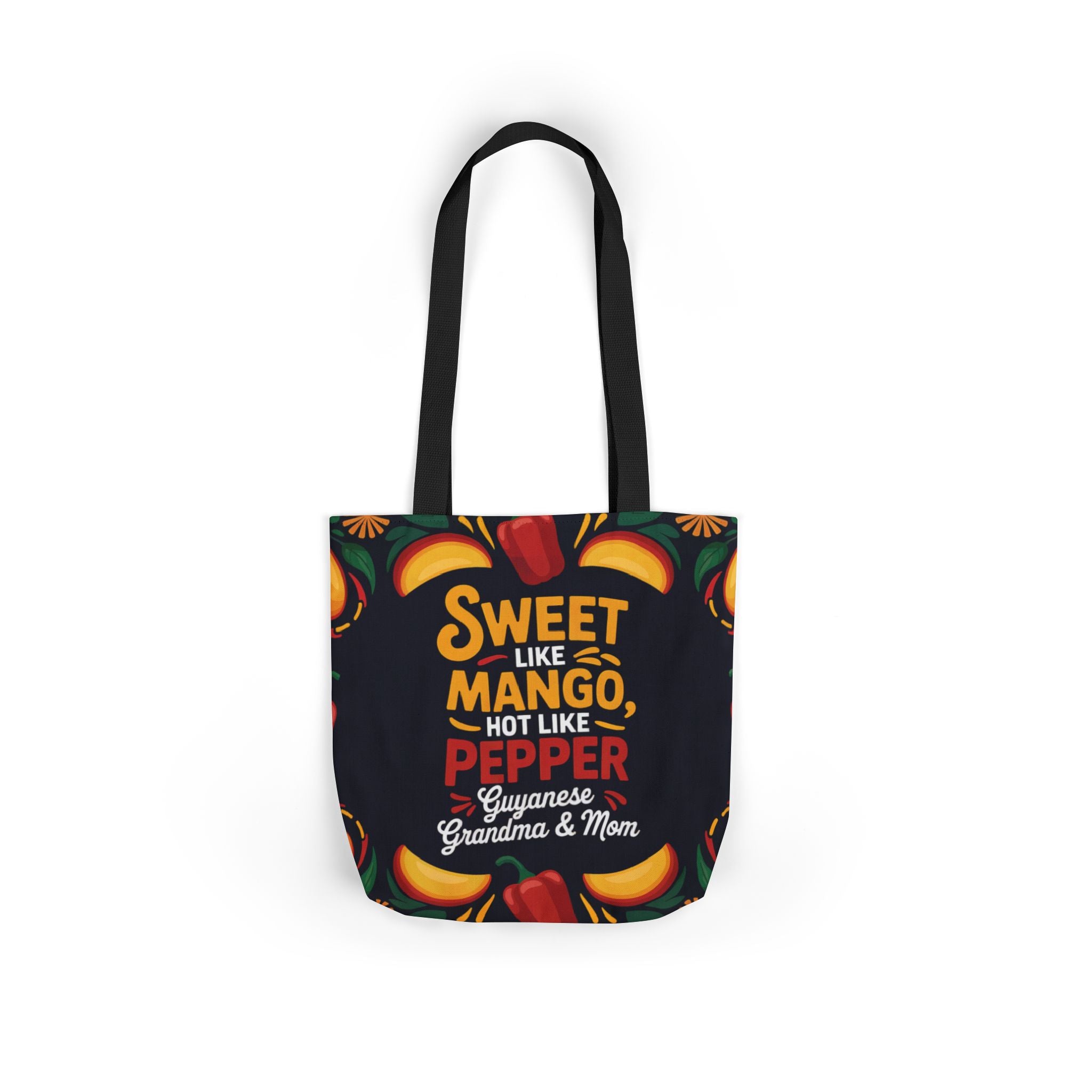 Sweet Like Mango, Hot Like Pepper Canvas Tote