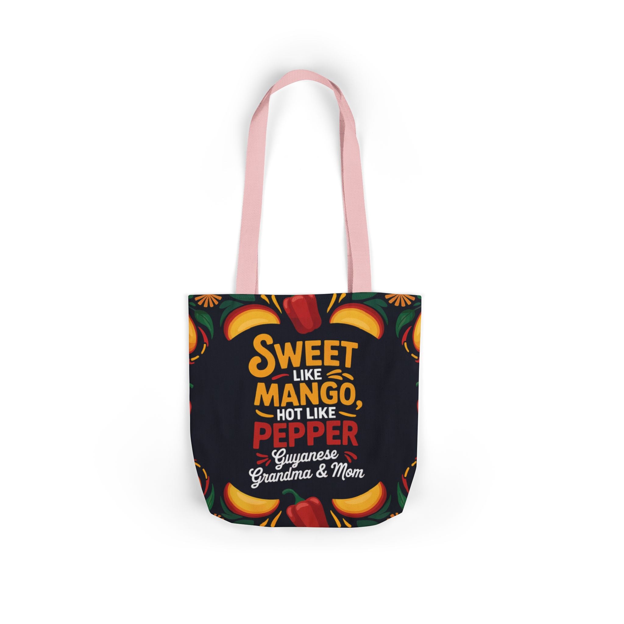 Sweet Like Mango, Hot Like Pepper Canvas Tote